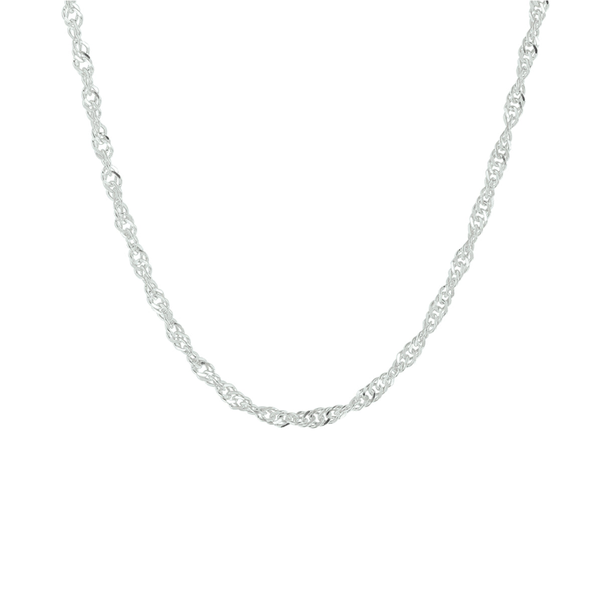 Krul/draai singapore ketting