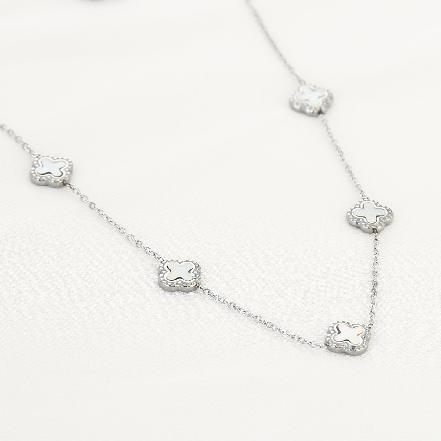 Fijne klaver ketting