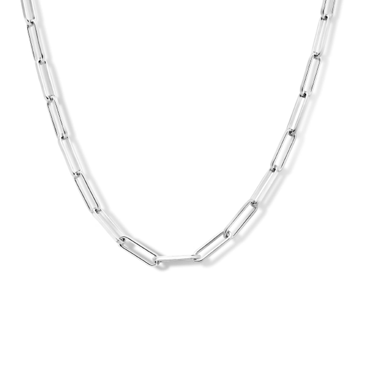 Aurora – Paperclip Ketting - 925 zilver