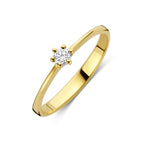 Estellara - Ring Lab Grown Diamant - 14K Geelgoud