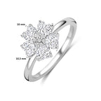 Flora - Zirkonia Ring – 925 Zilver