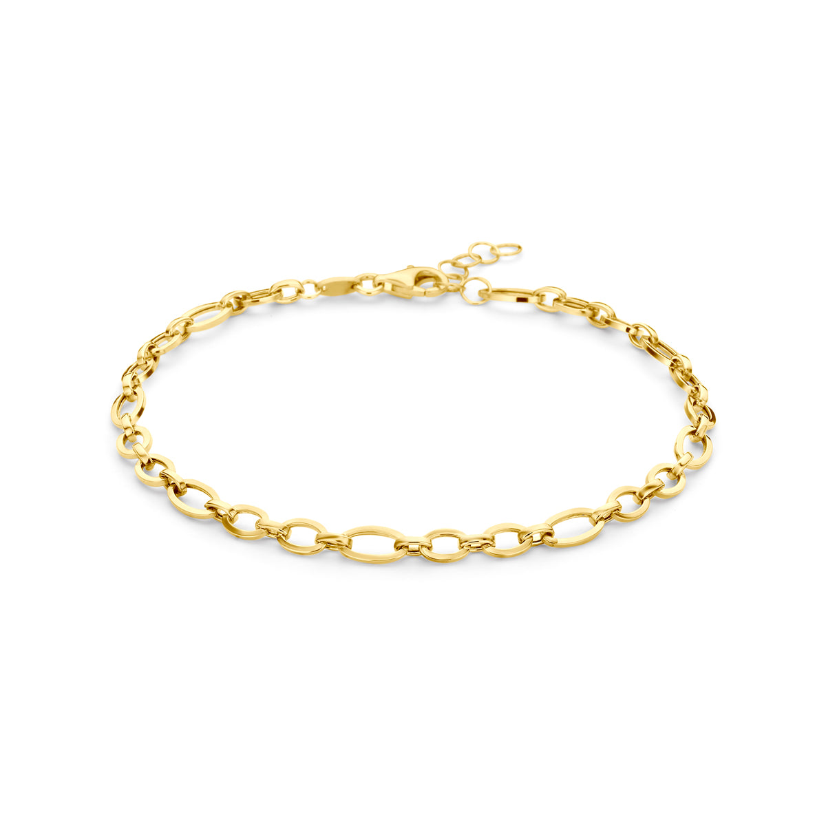 14K geelgouden armband Elenora vooraanzicht voor dames - City Juwelier
