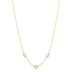 14K geelgouden ketting Velantara vooraanzicht voor dames - City Juwelier