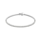 14K witgouden tennisarmband Tennalise met 2.00ct lab grown diamanten voor dames - City Juwelier