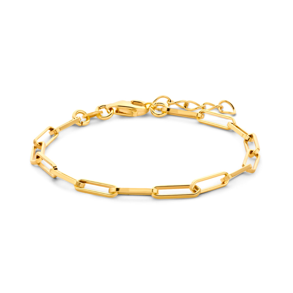 Aurora – Paperclip Armband - 925 zilver+