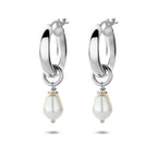 Perlantine - Parel Oorringen - 925 Zilver
