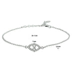 Armband boze oog zirkonia
