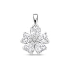Flora Hanger – Zirkonia - 925 Zilver