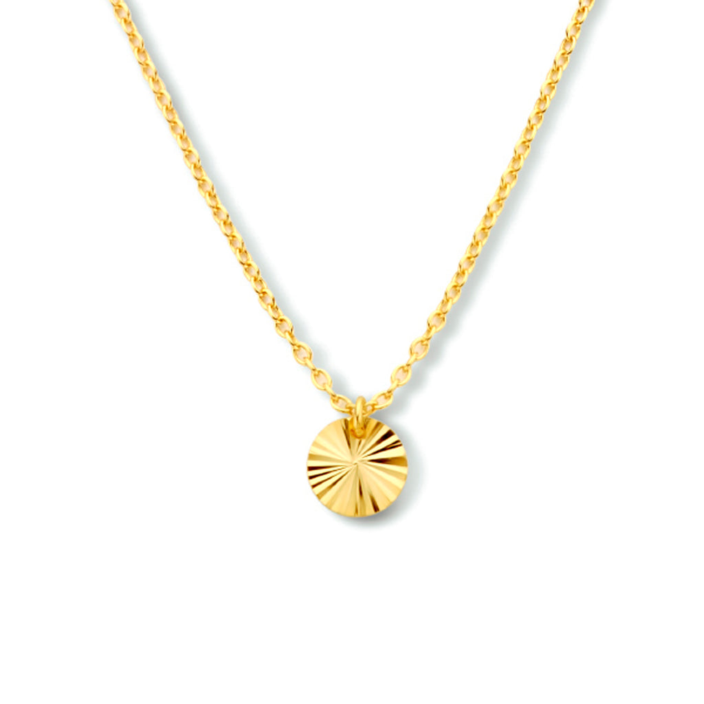Ketting rondje gediamanteerd