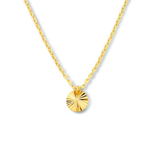 Ketting rondje gediamanteerd
