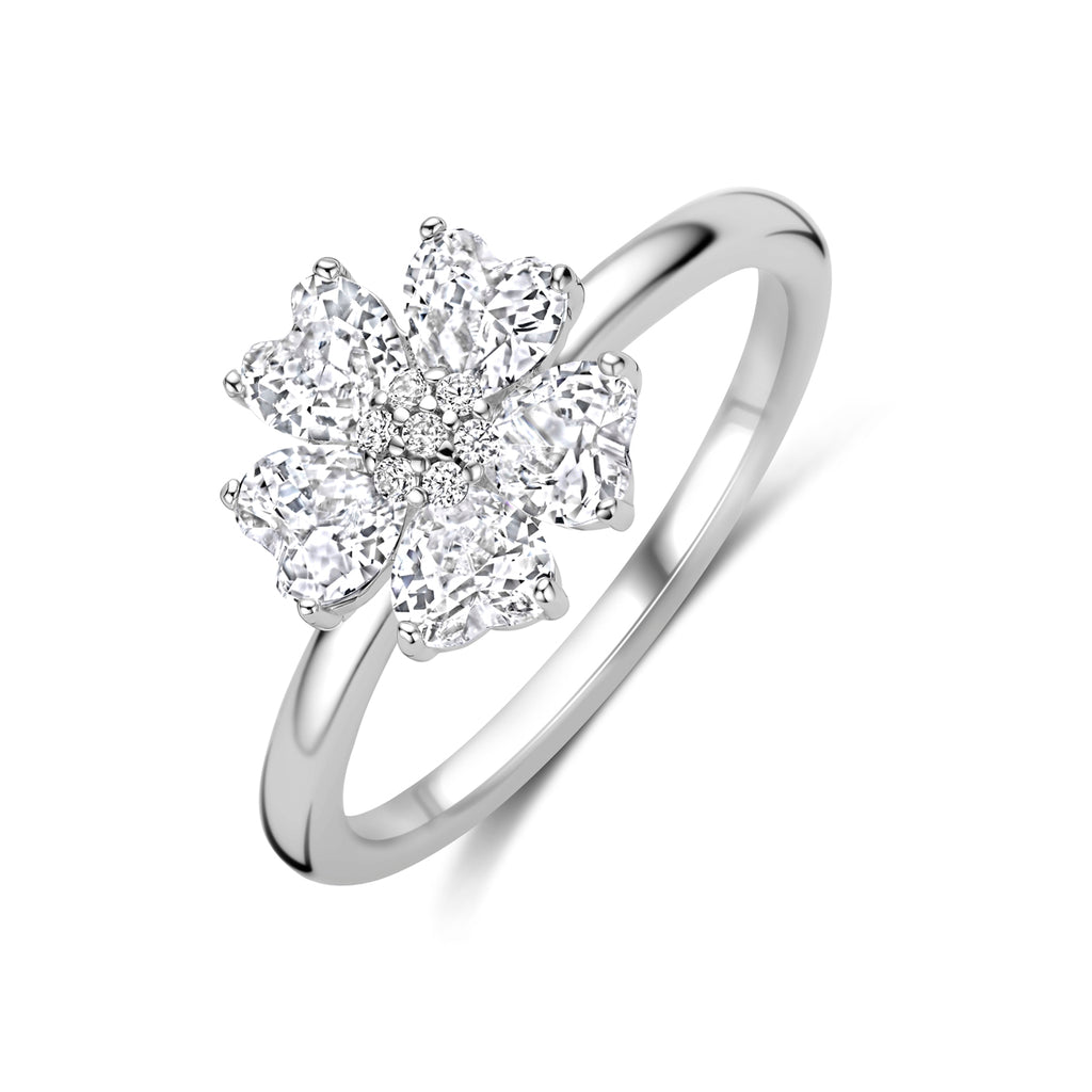 Flora - Zirkonia Ring – 925 Zilver