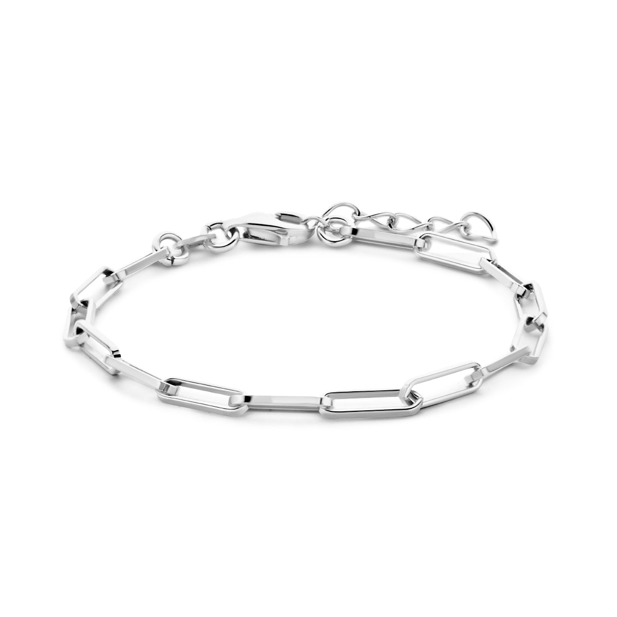 Aurora – Paperclip Armband - 925 zilver+