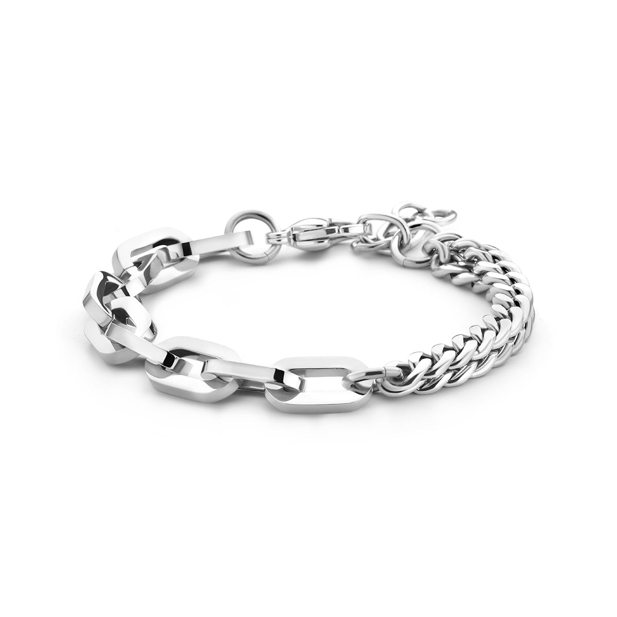 Armband gourmette en paperclip