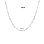 Krul/draai singapore ketting