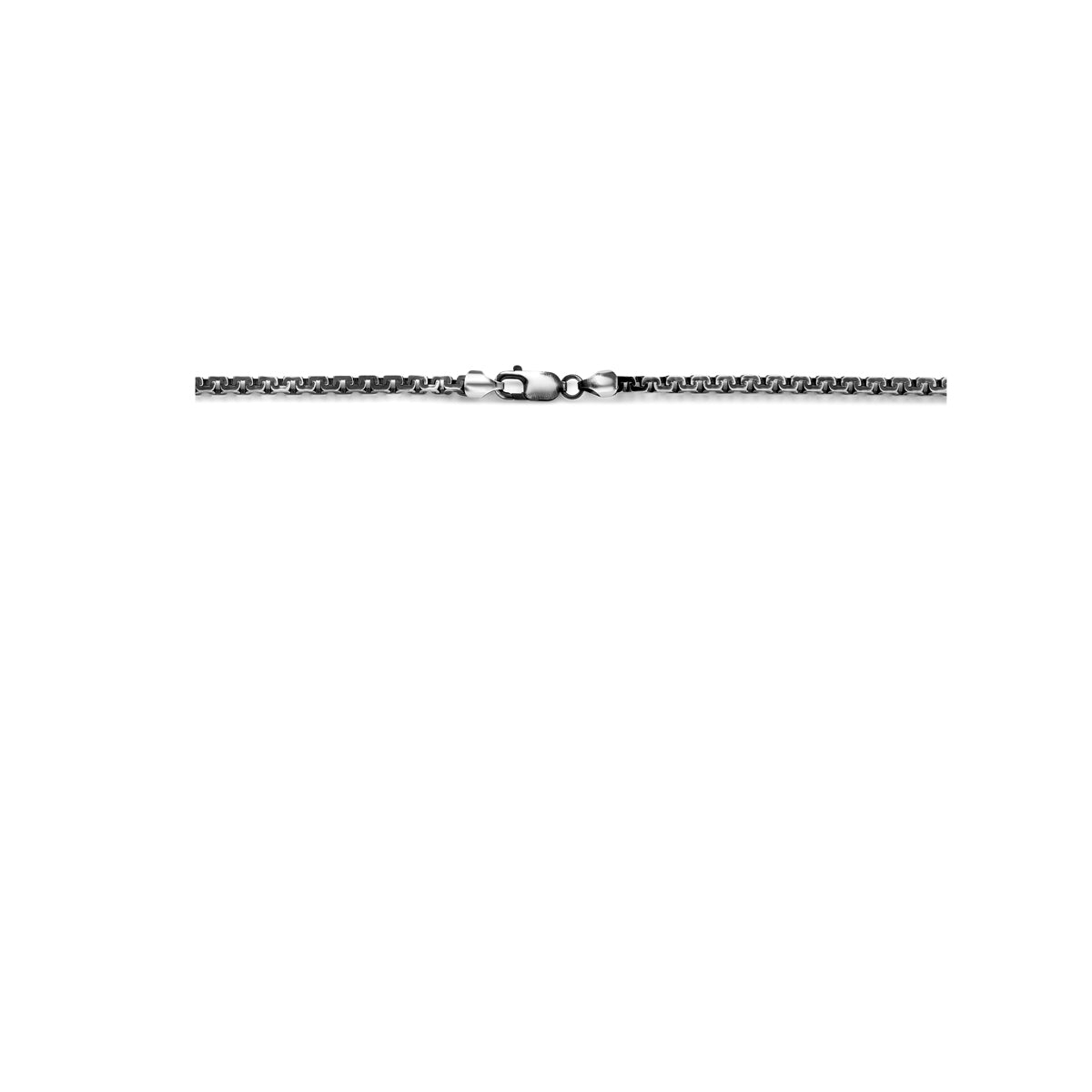 Aterno – Geoxideerd Ketting - 925 Zilver