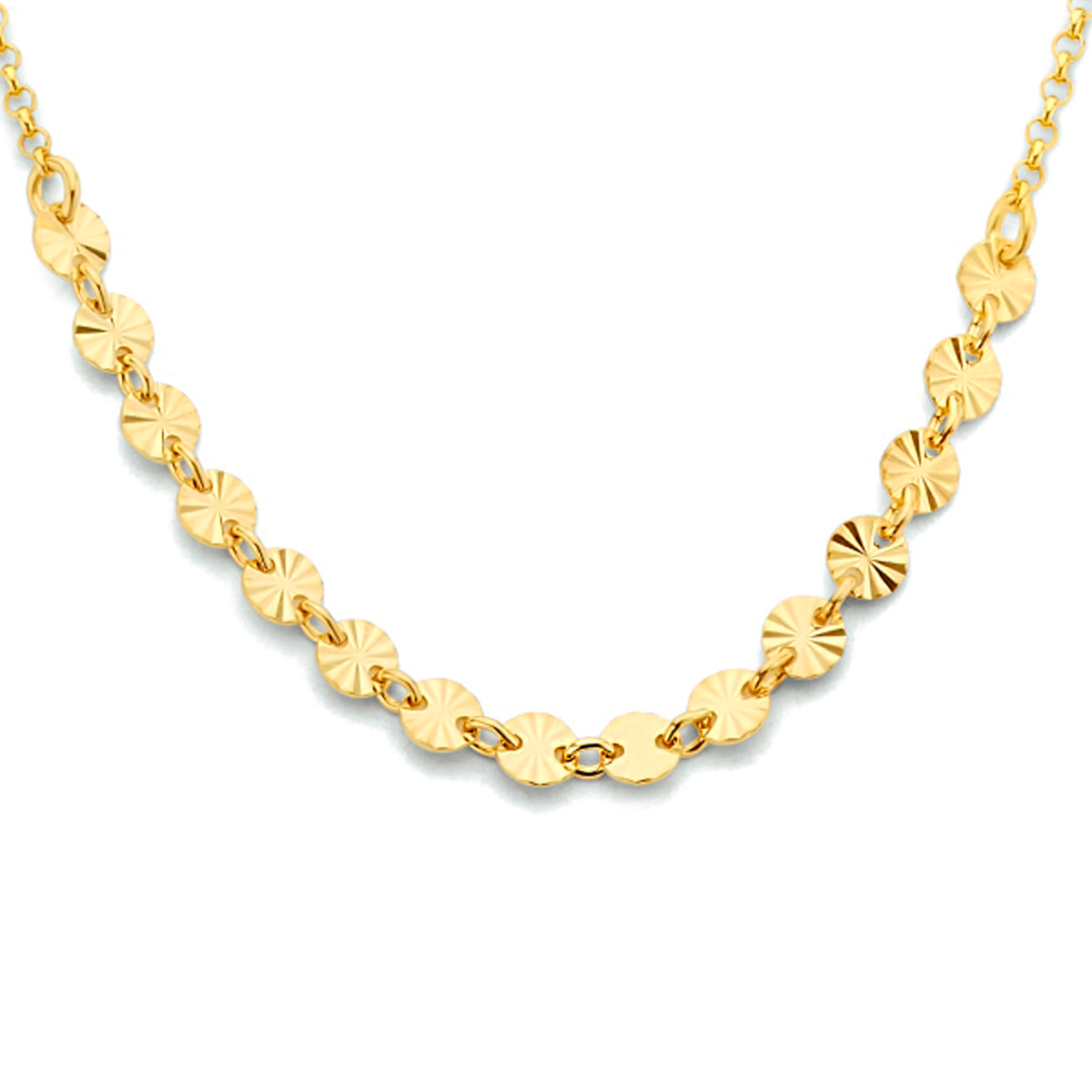 Ketting rondjes gediamanteerd