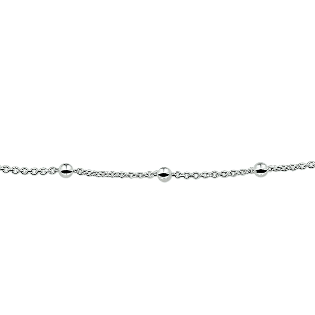Serena – Bolletjes Ketting - 925 Zilver