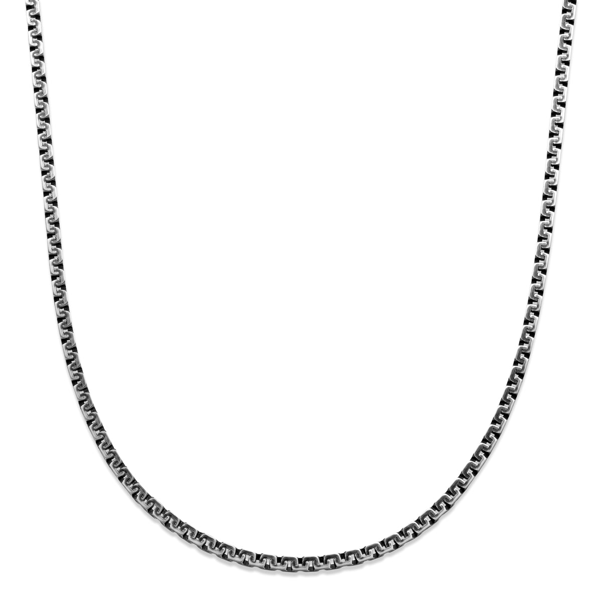 Aterno – Geoxideerd Ketting - 925 Zilver