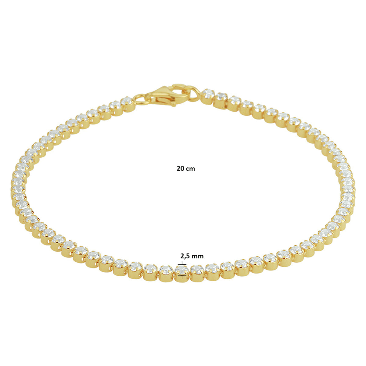 Tennisarmband zirkonia
