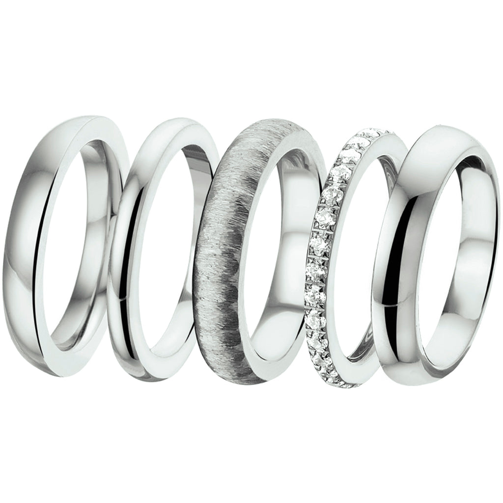 combinatiering 5 losse ringen