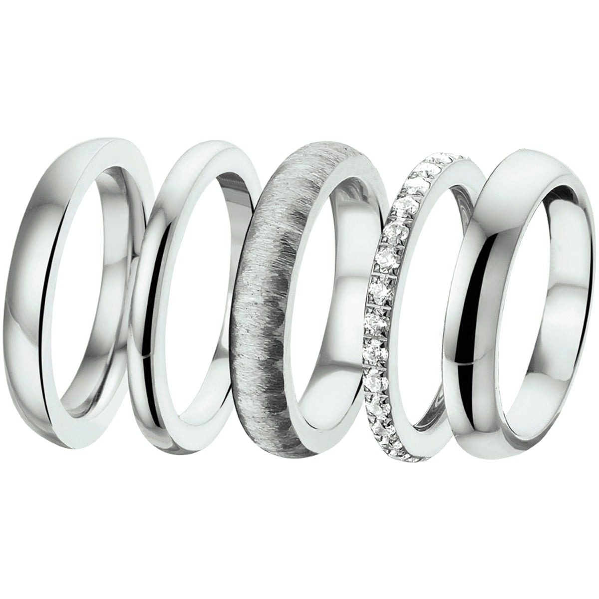 combinatiering 5 losse ringen