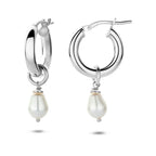 Perlantine - Parel Oorringen - 925 Zilver