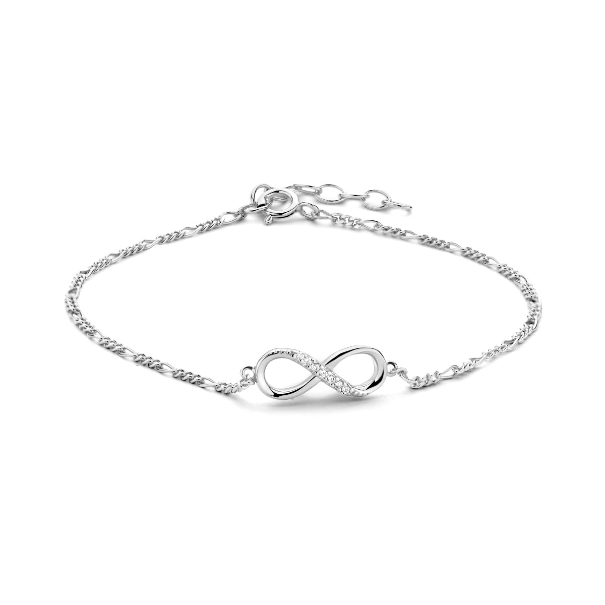 Eterna – Infinity Armband Zirkonia -  925 Zilver