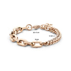 Armband gourmette en paperclip