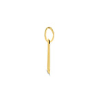 9K gouden hanger Incisella zijaanzicht met oogje voor dames - City Juwelier