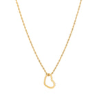 Amorélia – Gouden Hart Ketting – Stainless Steel