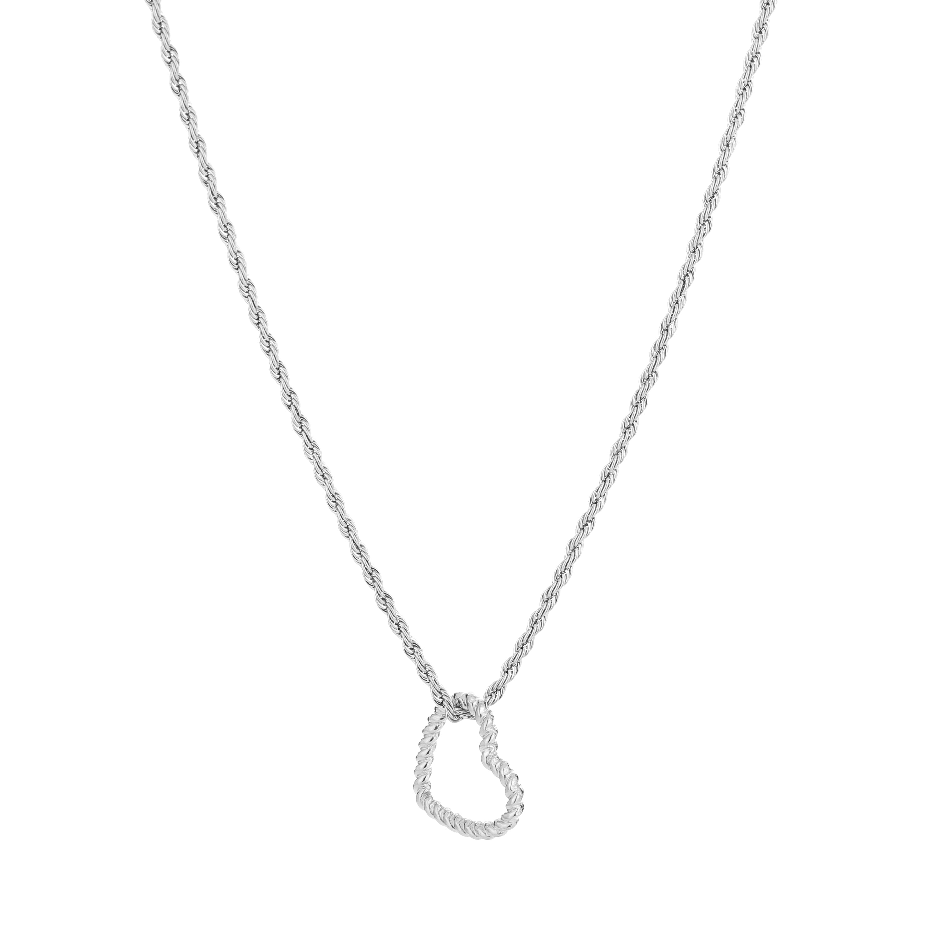 Amorélia – Zilveren Hart Ketting – Stainless Steel City Juwelier Almere