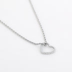 Amorélia – Zilveren Hart Ketting – Stainless Steel Close Up City Juwelier Almere