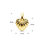 Amoretta - Hart Hanger 14K Geelgoud - Gouden Hanger Dames Afmeting