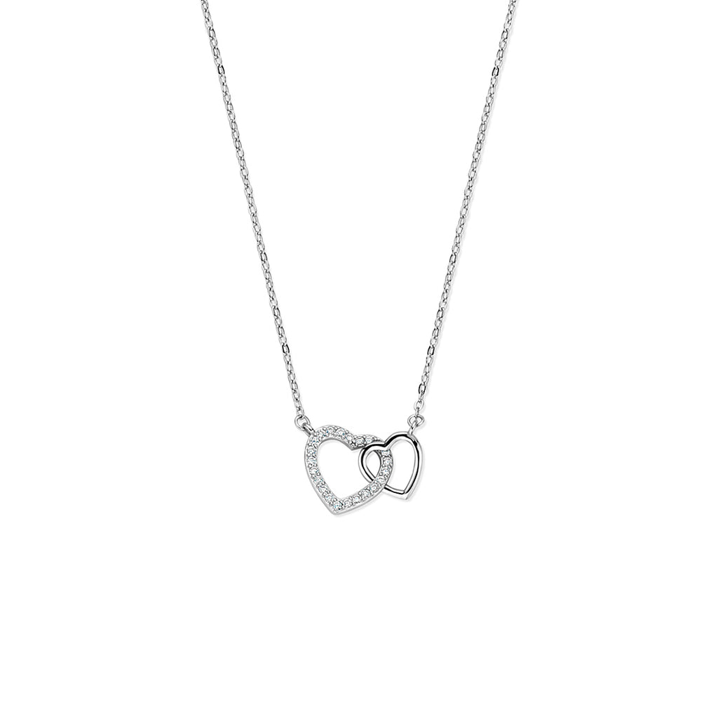 Amoria – Hartjes Collier – 925 Zilver