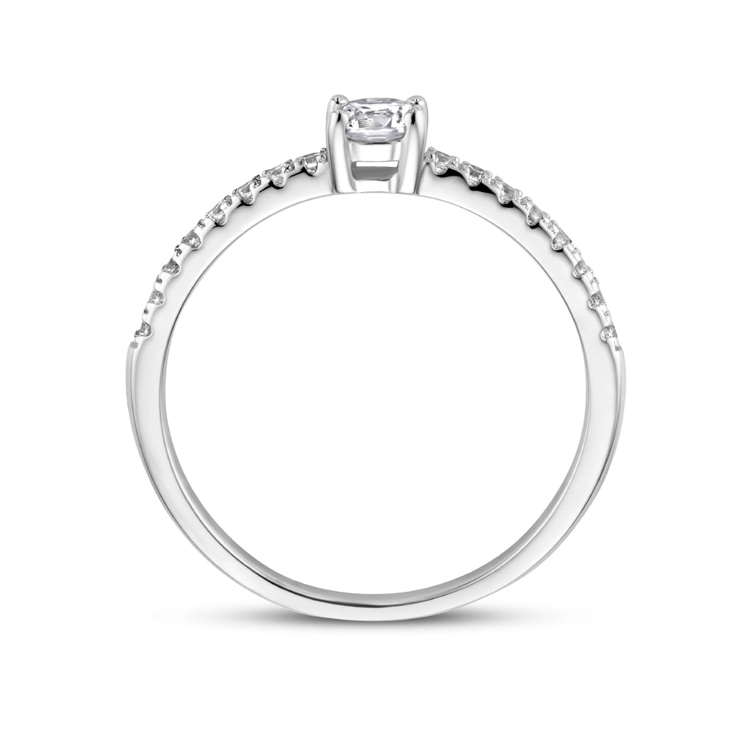 Arlisse – Zirkonia Ring – 925 Zilver Zijkant