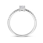 Arlisse – Zirkonia Ring – 925 Zilver Zijkant