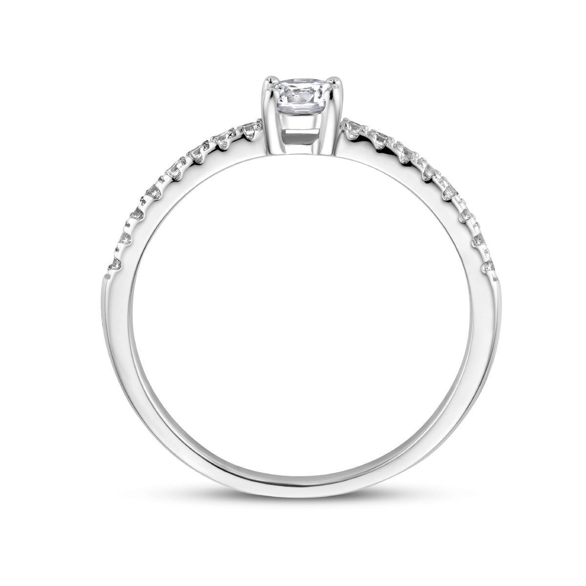 Arlisse – Zirkonia Ring – 925 Zilver Zijkant
