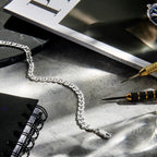 Augustus – Anker Armband – 925 Zilver Achtergrond