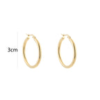 Aureon – Minimalistische Gouden Hoops – Stainless Steel City Juwelier Almere