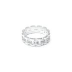 Aurexo – Rolex Schakel Ring – 925 Zilver Stenen