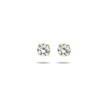 Brillette - Gouden Oorknoppen 14K Geelgoud - Zirkonia 5