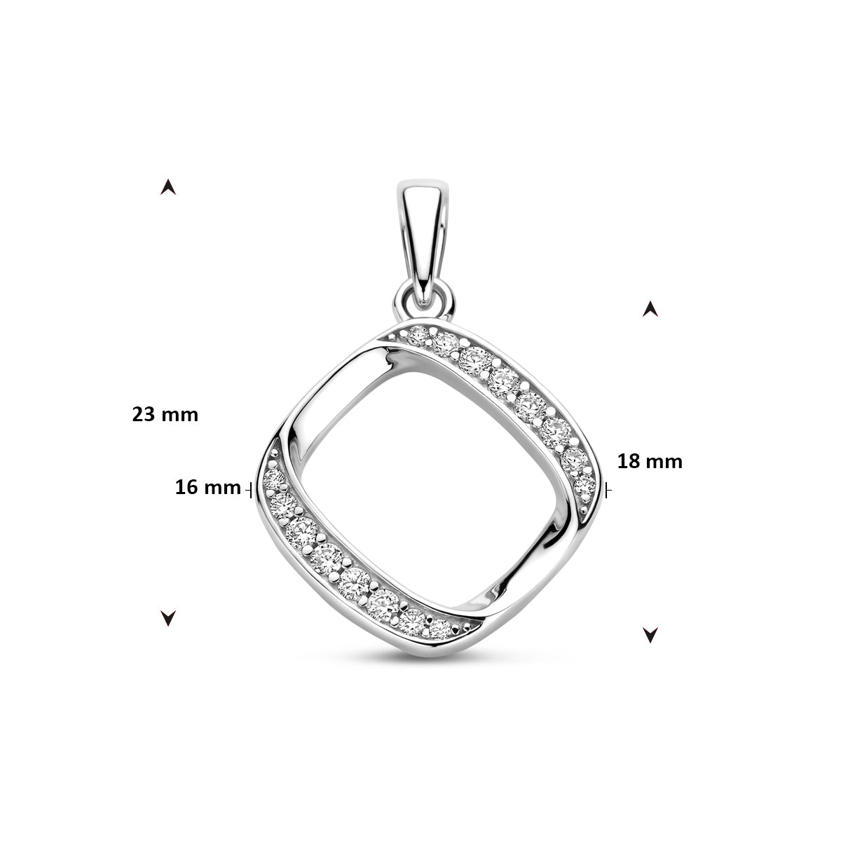 Celestine – Zirkonia Hanger – 925 Zilver