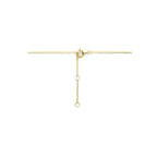 Clavella - Gouden Dames Ketting 14K Geelgoud - Slot Hanger Sluiting