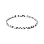Dominic – Fantasie Armband – 925 Zilver Geoxideerd Afmeting
