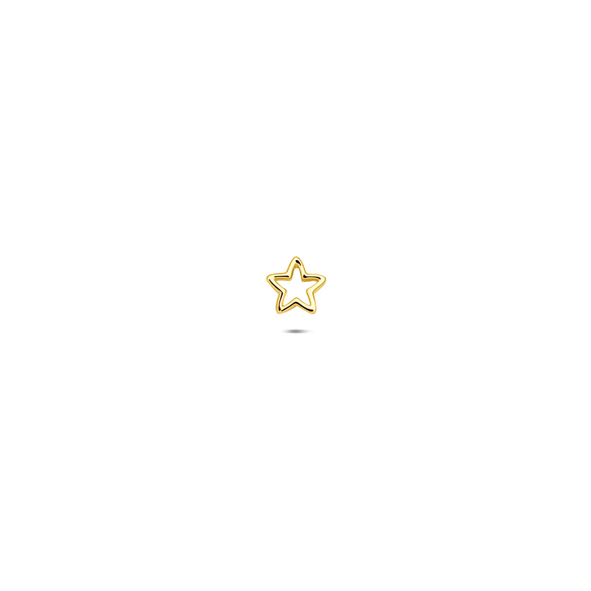 Estrellita - Gouden Piercing Ster 14K Geelgoud - Helix Piercing