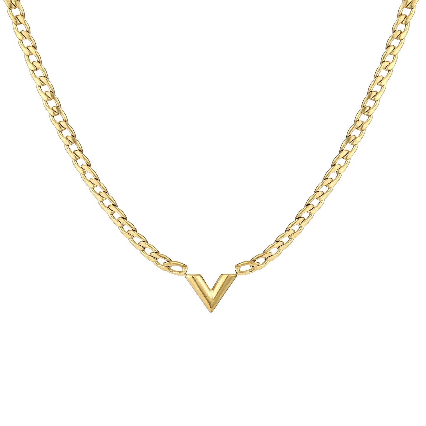 Ketting met V hanger