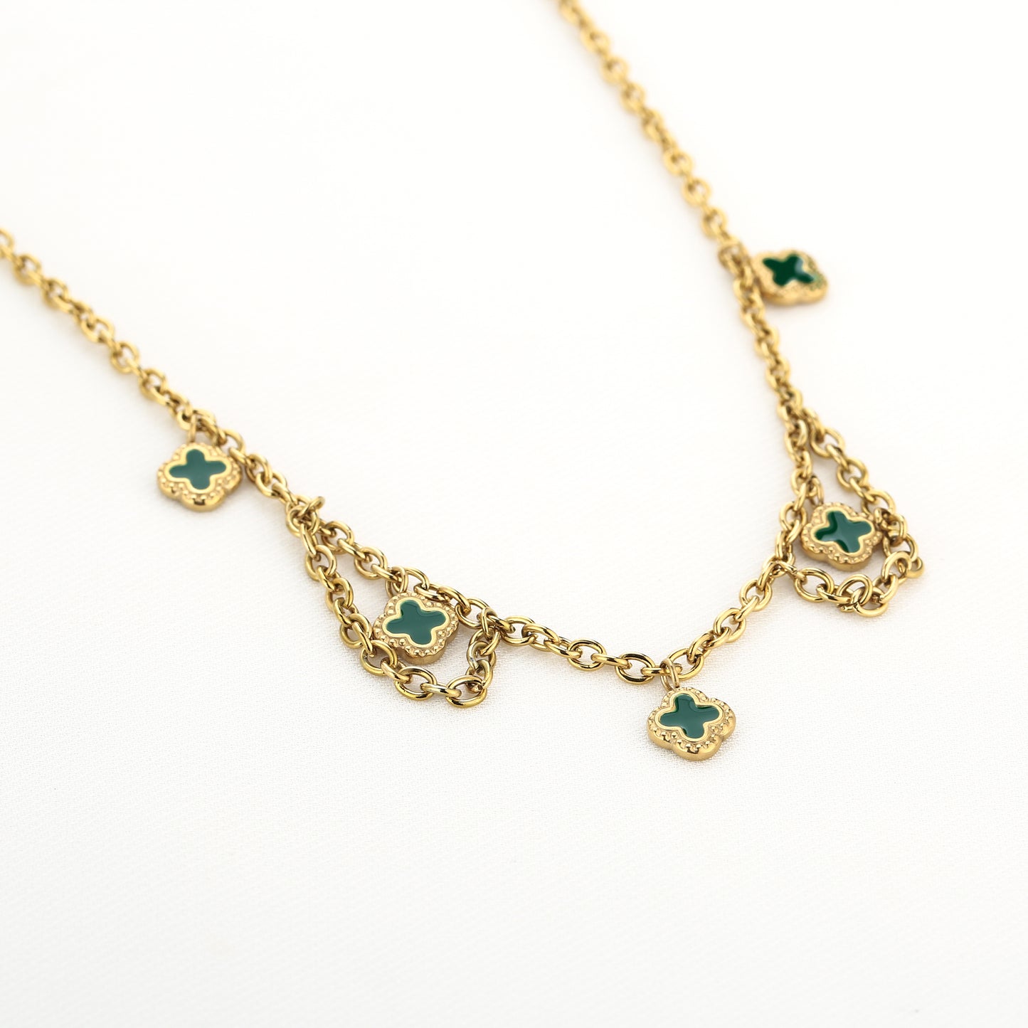 Luxe klaver ketting