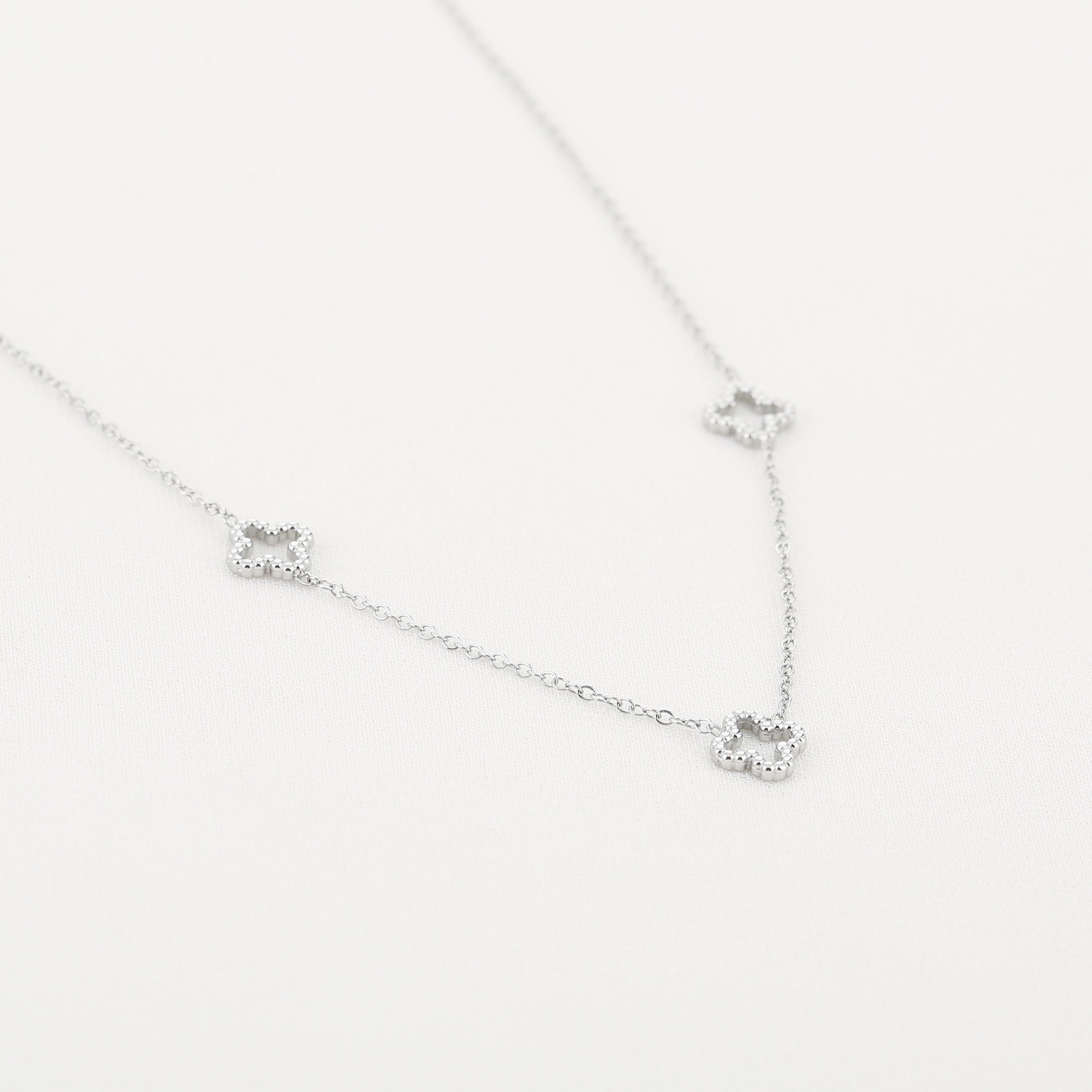 Fijne klaver ketting
