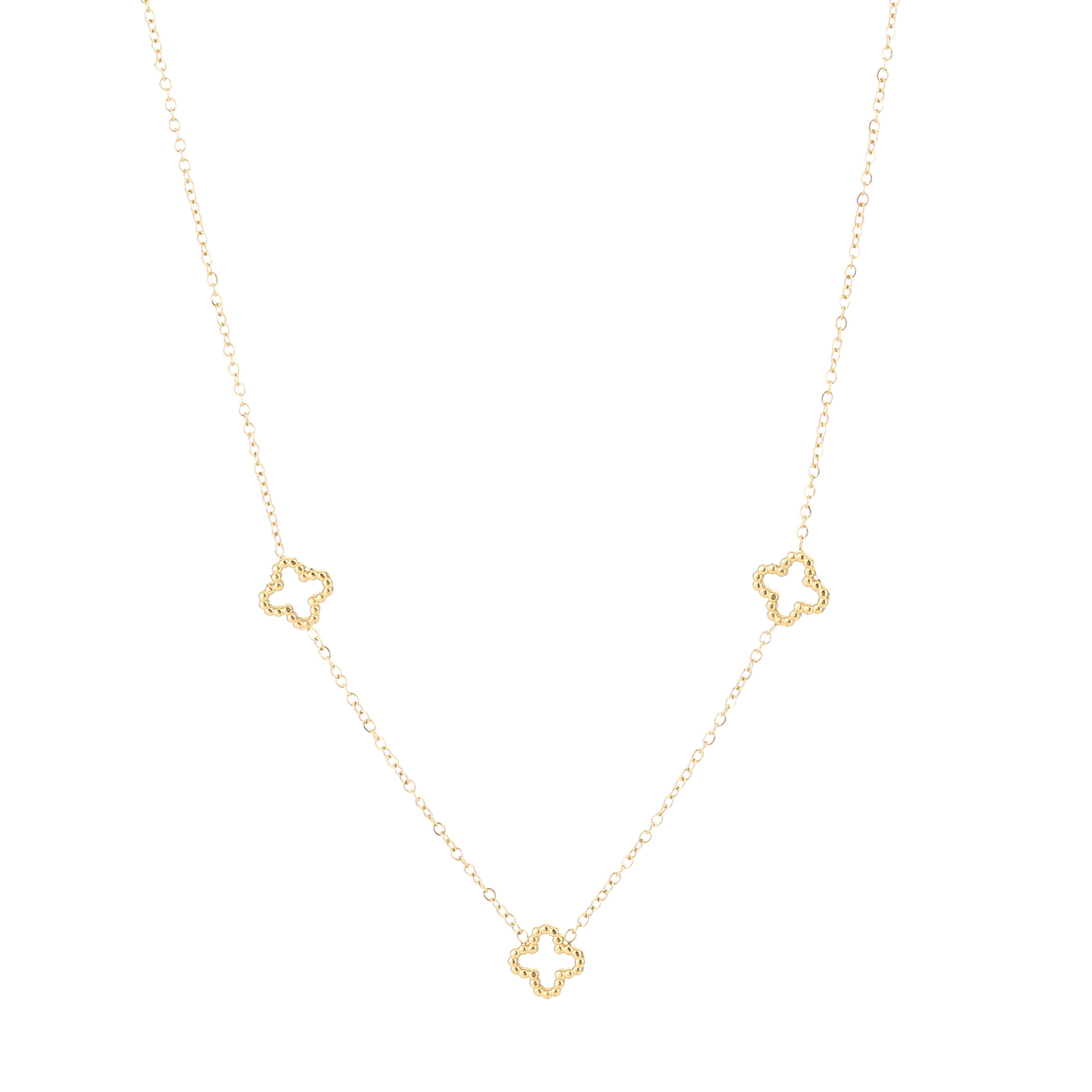 Fijne klaver ketting
