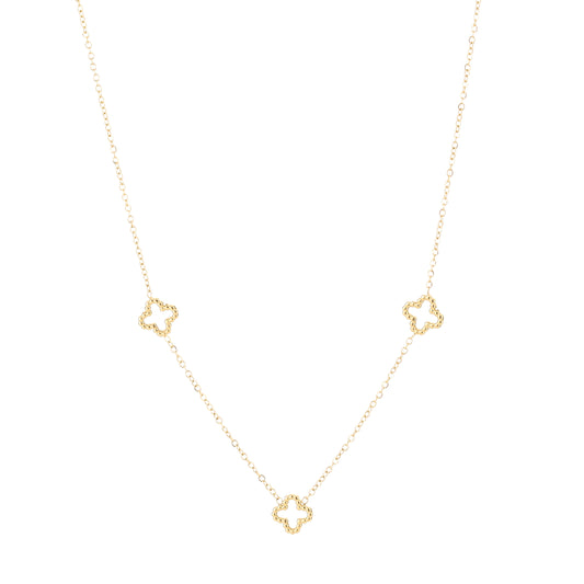 Fijne klaver ketting